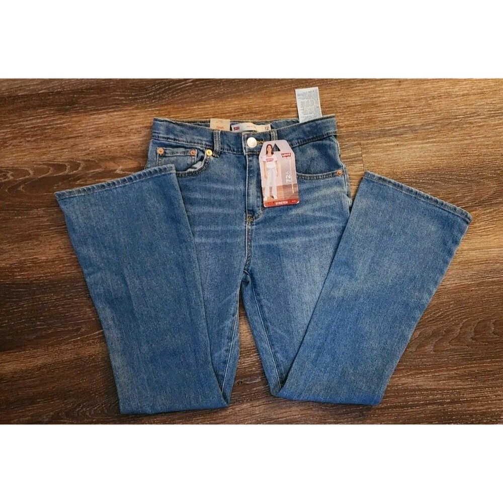 Levi's 726 High Rise Flare Kids Size 12  90's Style